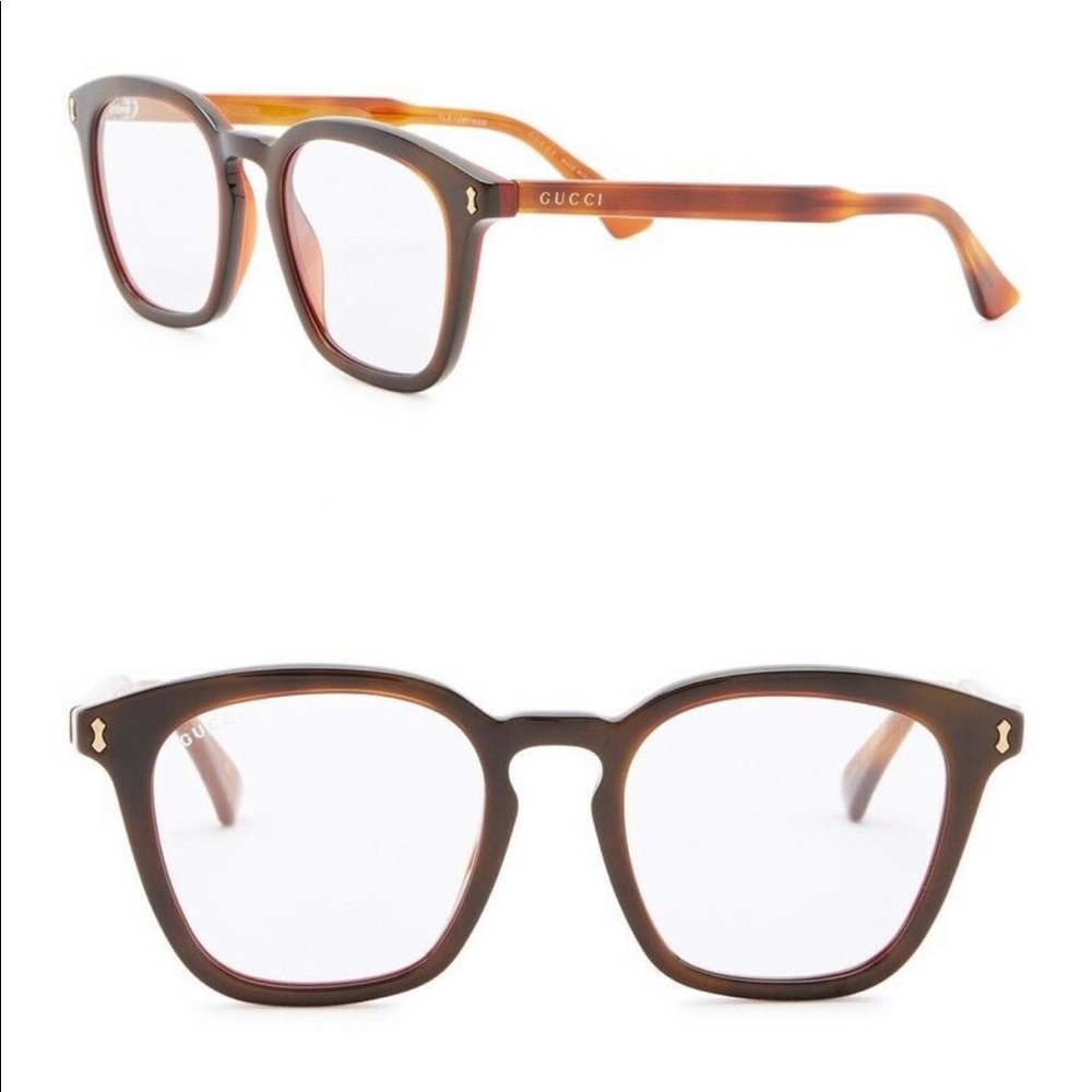 GUCCI FRAME CLEAR LENS GLASSES